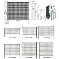3D buigen gebogen gelaste draadmesh hek gemakkelijk te combineren