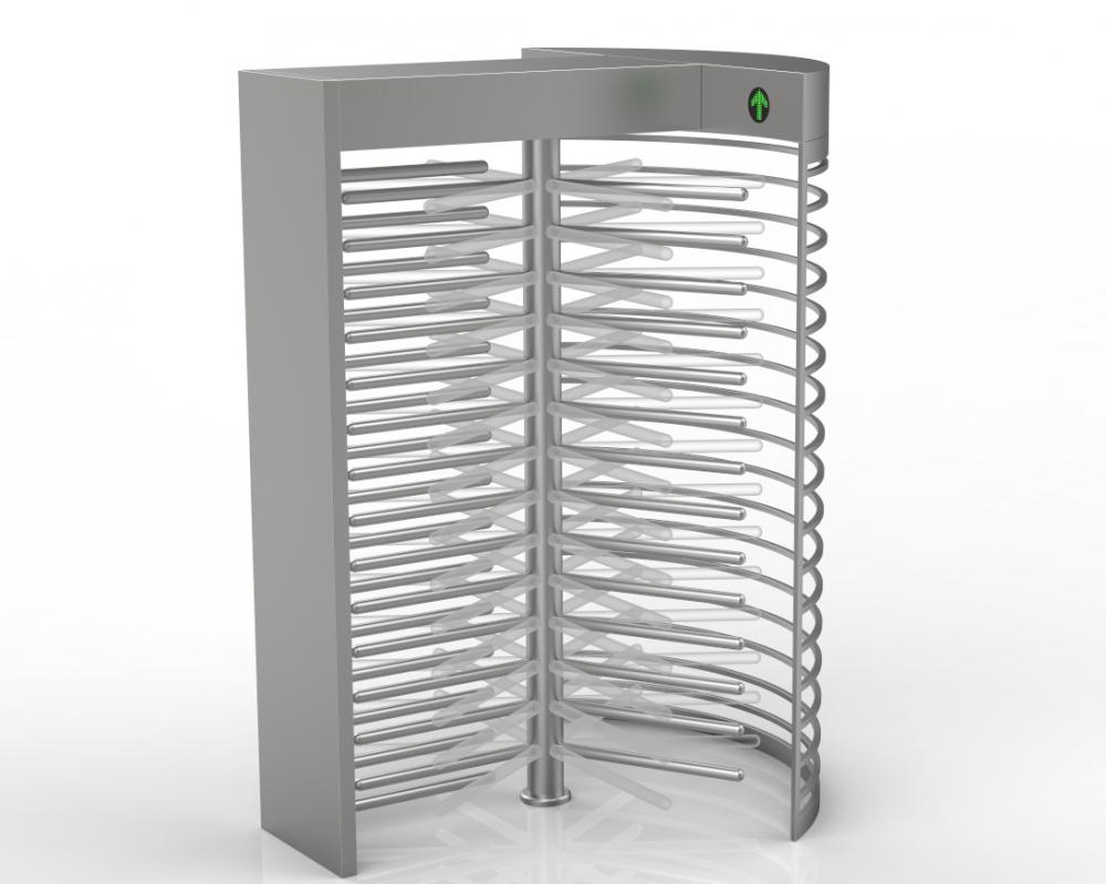 Single Channel Rotor Full Height Turnstile