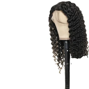 Factory Brazilian Human Hair Wig Deep Wave Lace Front Wig With Baby hair,10A Glueless wigs Lace Frontal,Gluess Full Lace Wigs