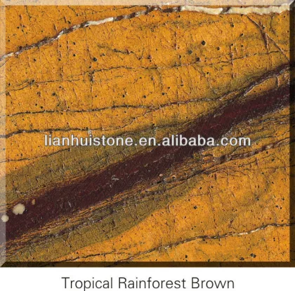 Imported brown marble Tropical Rainforest Brown