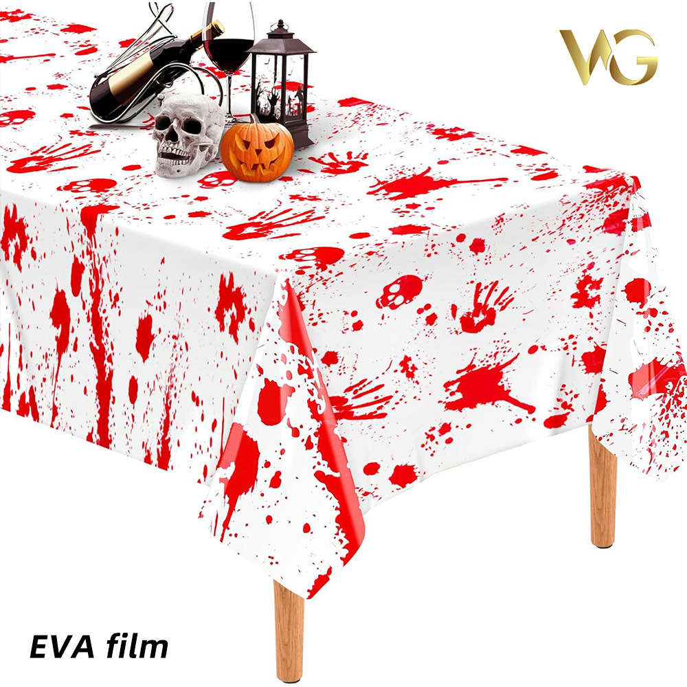 Față de masă din plastic de unică folosință de Halloween