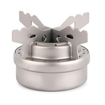 Titanium Camping Cookware Mini Alcohol Stove