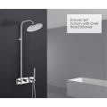 Round Shower Column Shower Set System with Over Head Shower Supplier
