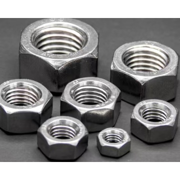 Kích thước khác nhau màu tự nhiên ss304 hex nut