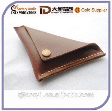 Genuine Leather Small Change Purse Coin pouch Storage Wallet