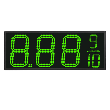 CHEETIE CP50 12\" Green LED Gas Station Fuel Price Sign