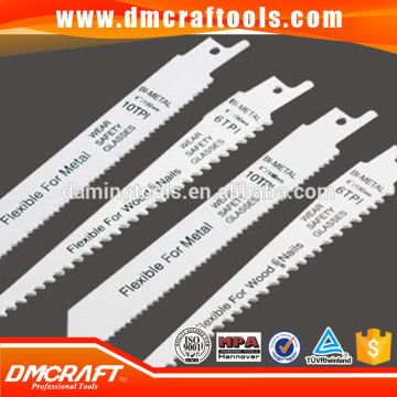 225mm 18T Bimetal reciprocating saw blades ideal for thin metal sheet
