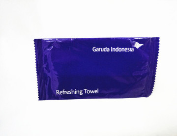 Handuk kapas basah tunggal menyegarkan
