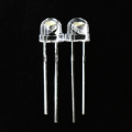 5mm 밀짚 모자 따뜻한 백색 LED 3000K