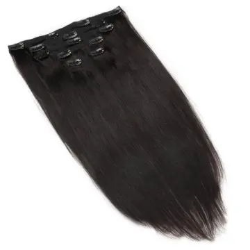 70g 6piece  16inch  Full Cuticle Double Drawn Remy Indian Hair Clip in Hair Extension