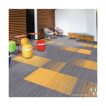 Fire Retardant PVC Backed Carpet Tiles for Meeting Rooms and Offices
