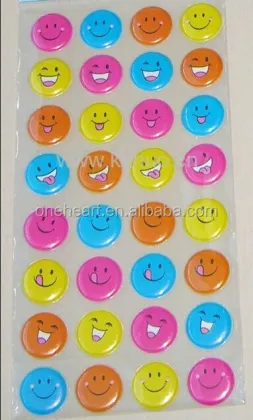 Affordable Heart-Shaped Cartoon EVA Foam Stickers and 3D Puffy Stickers