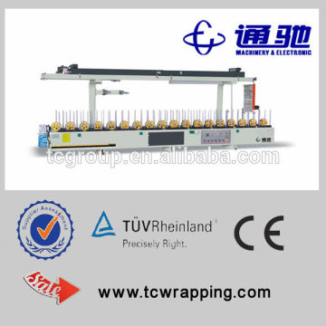 wood working plastic film pvc foil wrapping machine