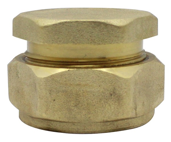 Brass Compression Stop End Cap