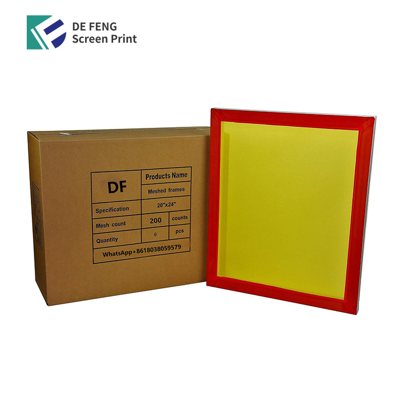 20*24in Professional Yellow Mesh Printing Screen Frames