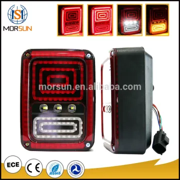 07-15 US for Jeep Wrangler JK LED Brake Tail Lights Rear Signal Reverse Lamps for jeep
