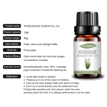 Wholesale supply Natural Palmarosa Rosegrass Essential Oil