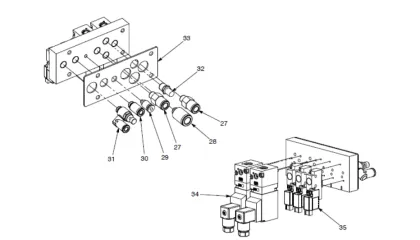 Nordson 1107597 Electromagnetic Valve for Powder Coating and Metal Electroplating Machines