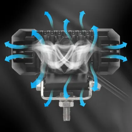 Chiming square led driving lights