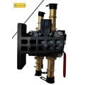 Excavator fuel tank conversion solenoid valve