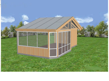 Wood-Aluminum Conservatory