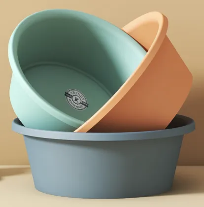 Home frosted wash basin for non-slip