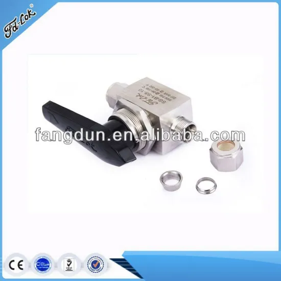 Functional 3 Pc Stainless Steel Ball Valve