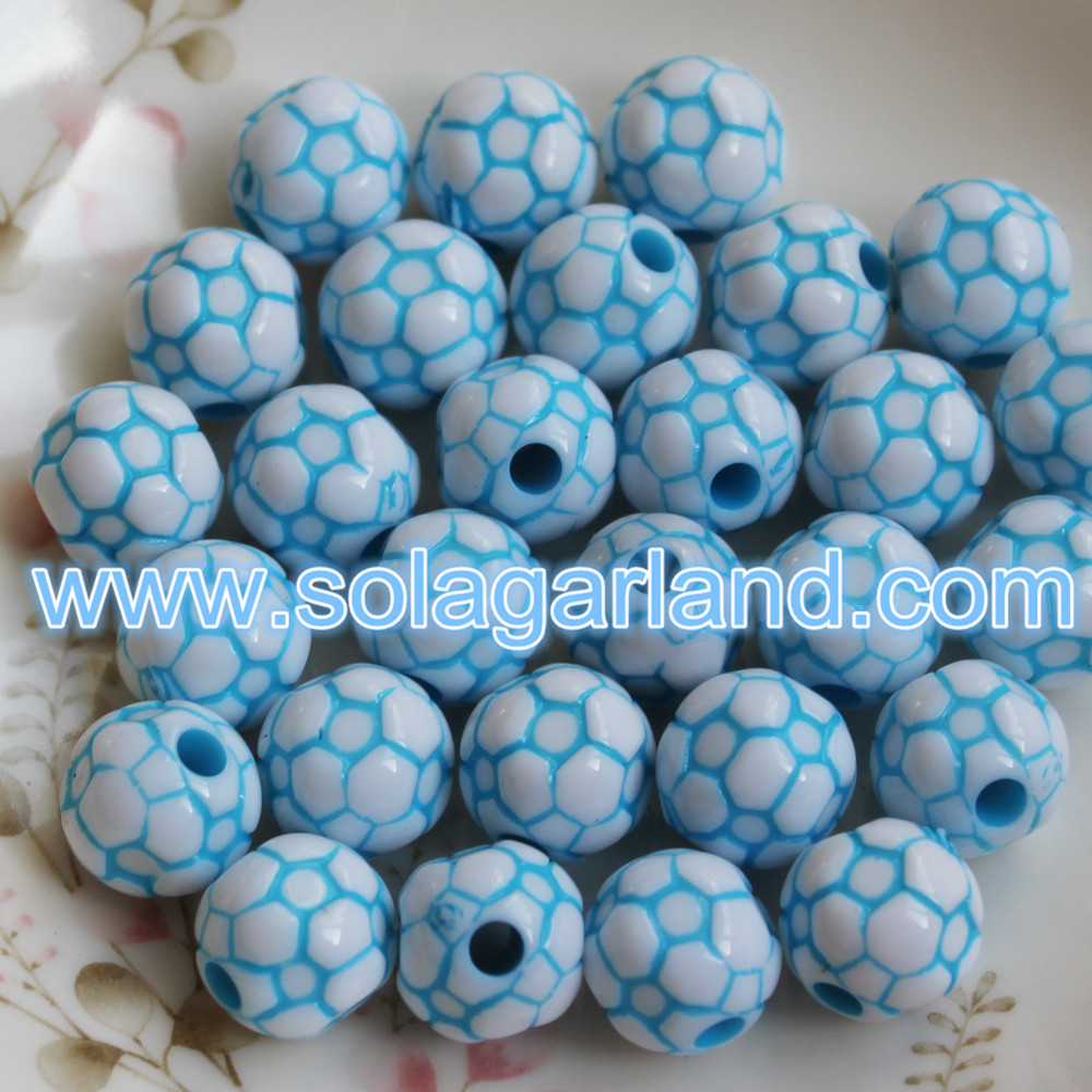 Round Football Soccer European Beads