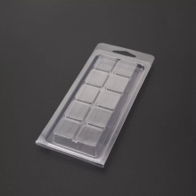 10 cavity rectangle wax melt tart clamshell packaging