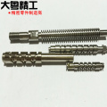 Custom stainless steel auger and repetitive screw machining