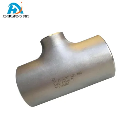 Carbon Steel Reducer Tee Pipe Tee with Coating