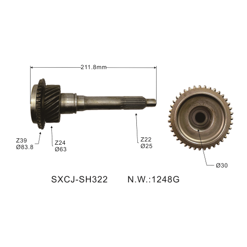 OEM Manual Transmission GearShaft Main Drive for Hyundai Kia - 43214-4Y100