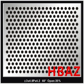 round hole carbon steel perforated metal best sell