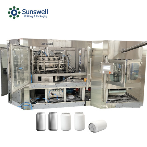 Automatic small plant beer can filling machine