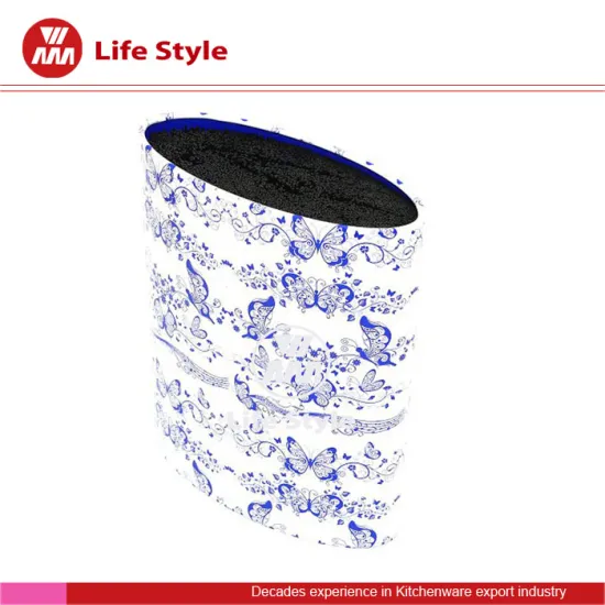 Top quality plastic kitchen knife block