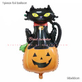 cat pumpkin balloon
