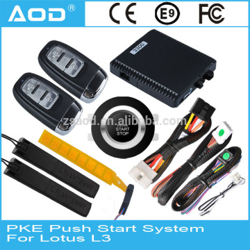 Auto keyless entry push button engine start for Lotus L3