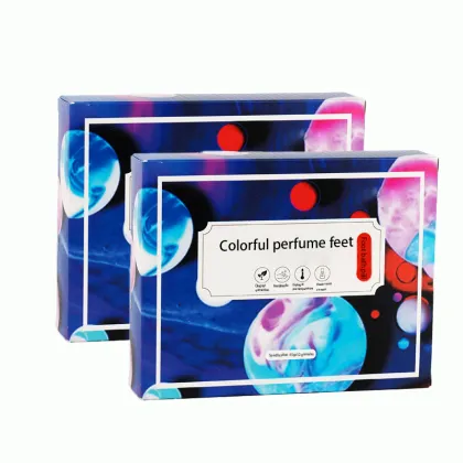 Colorful scented foot pills