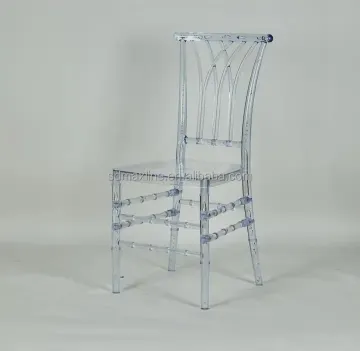 Modern Plastic X Cross Back Wedding and Restaurant Dining Chair