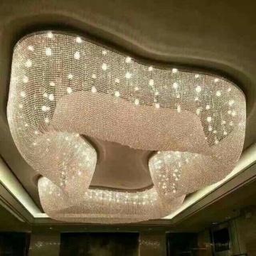 Large Modern Hotel Lobby Chandelier Lighting