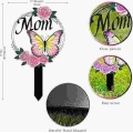 Decorazione personalizzata per tomba all'aperto del palo commemorativo