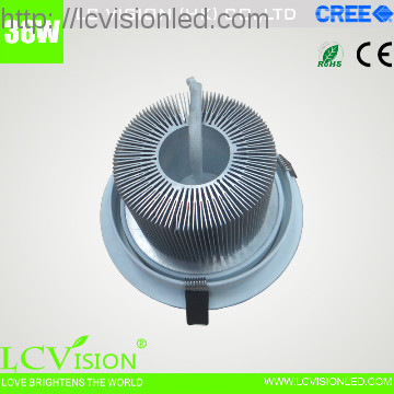 LED lighting/36W CREE LED CEILING light / Dimming /Adjustable/ 2100 lm