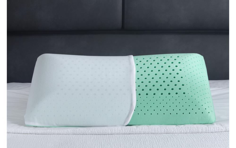 Té verde personalizado almohada de pan de espuma de memoria transpirable