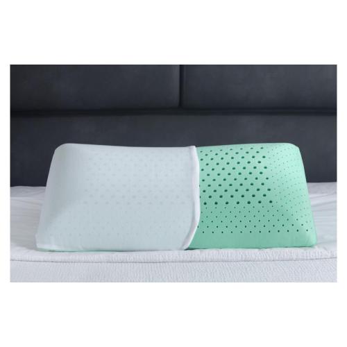 Green Tea Customized Breathable Memory Foam Bread Pillow