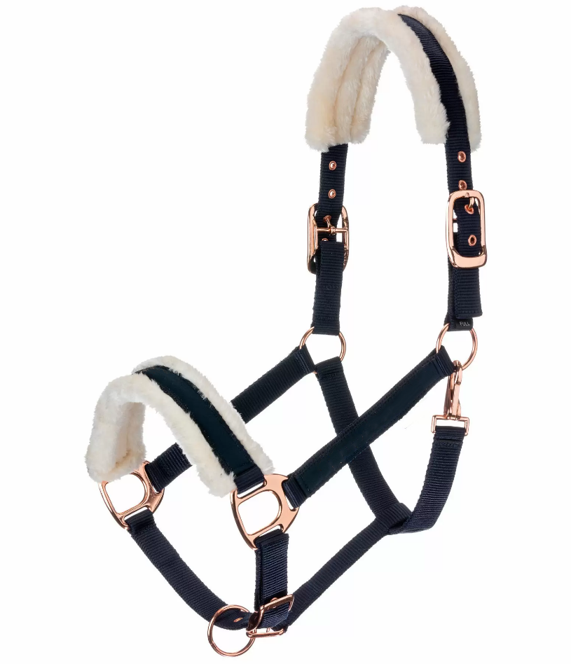 Soft Padded Adjustable Fluffy Head Collar Horse Halter