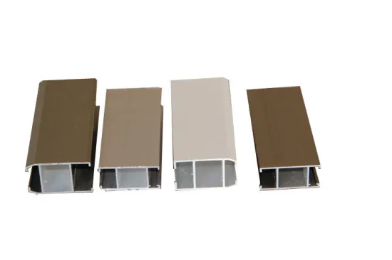 Powder Coating Aluminum 6063-t5 Window Frames / Profiles 10 Um For Dinner Room