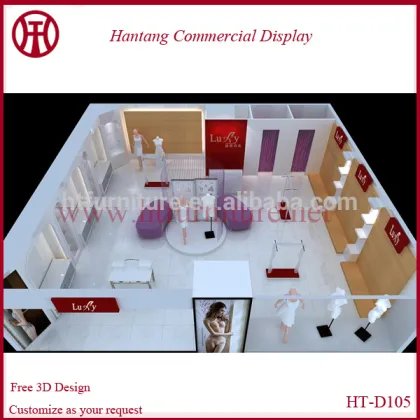 Sexy women underwear store design shelf, underwear store design