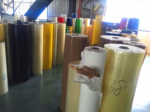 Colorful bopp tape jumbo roll in high quality
