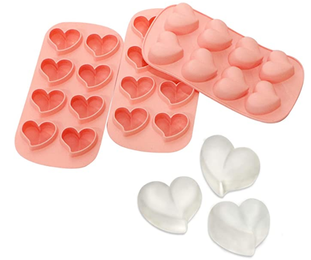 Heart Silicone Ice Cube Trays