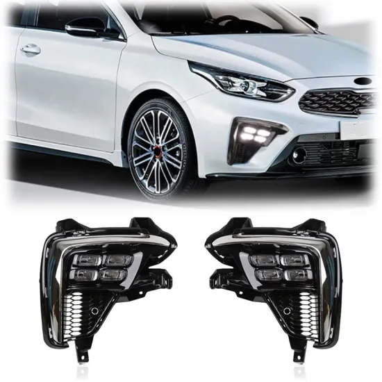 Gobison High Quality LED Daytime Running Light Fog Lamps for Kia Cerato K3 2019/2020